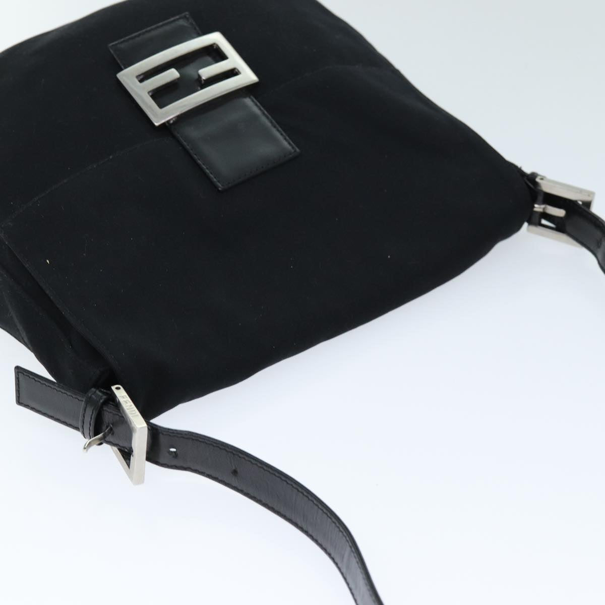 FENDI Mamma Shoulder Bag Nylon Blackbs14019