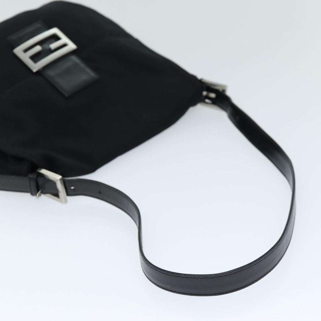 FENDI Mamma Shoulder Bag Nylon Blackbs14019