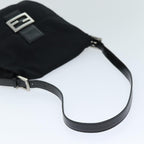 FENDI Mamma Shoulder Bag Nylon Blackbs14019