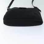FENDI Mamma Shoulder Bag Nylon Blackbs14019