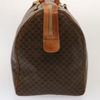 CELINE Macadam Canvas Boston Bag PVC Brown  14073