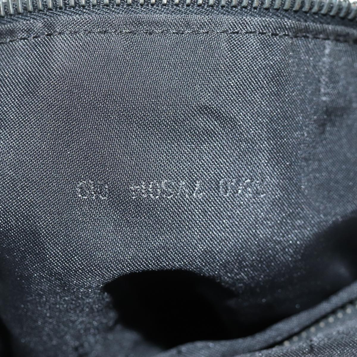 FENDI Zucchino Canvas Boston Bag Brown Blackbs14074