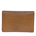 CELINE Macadam Canvas Clutch Bag Brown  14112