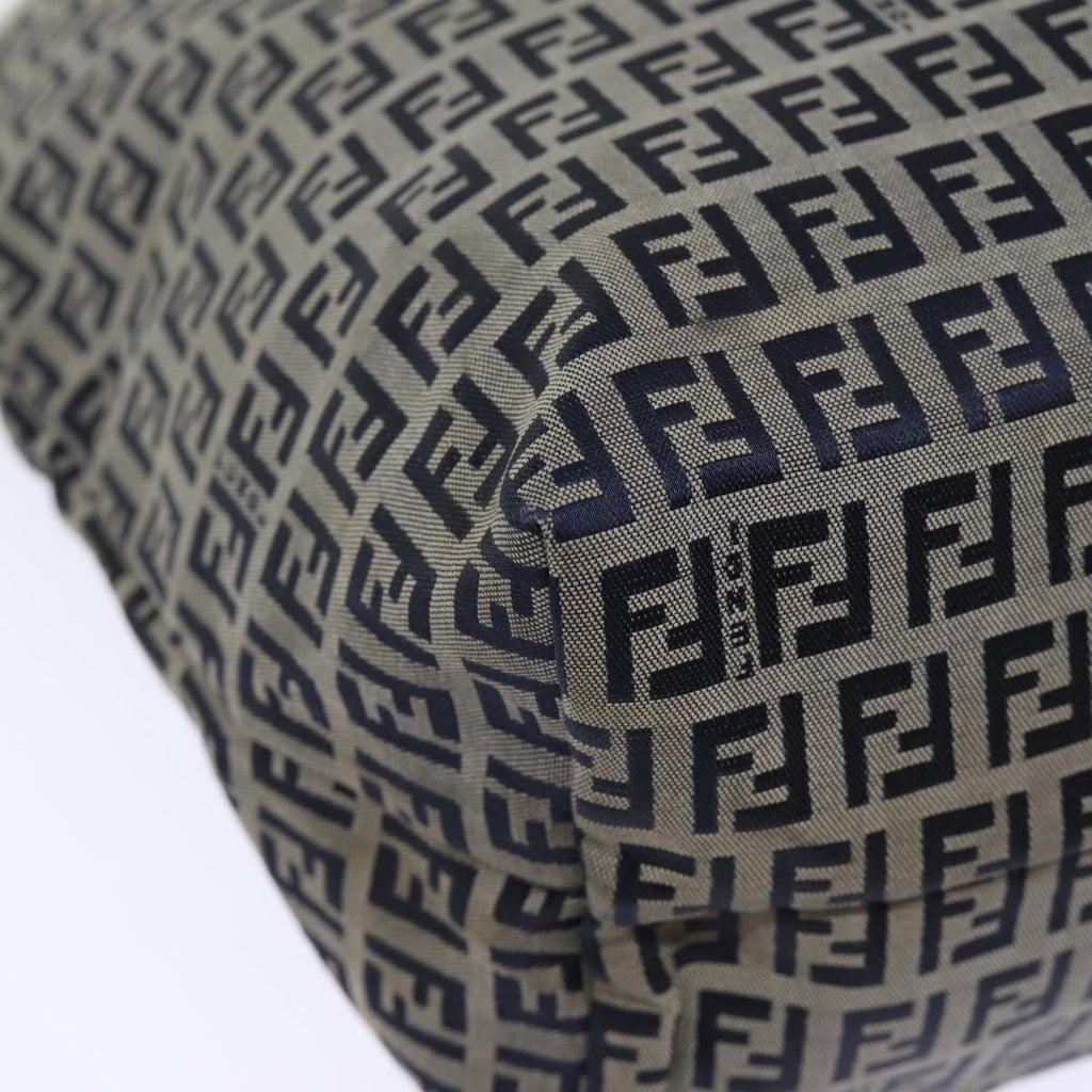 FENDI Zucchino Canvas Tote Bag Navybs14129