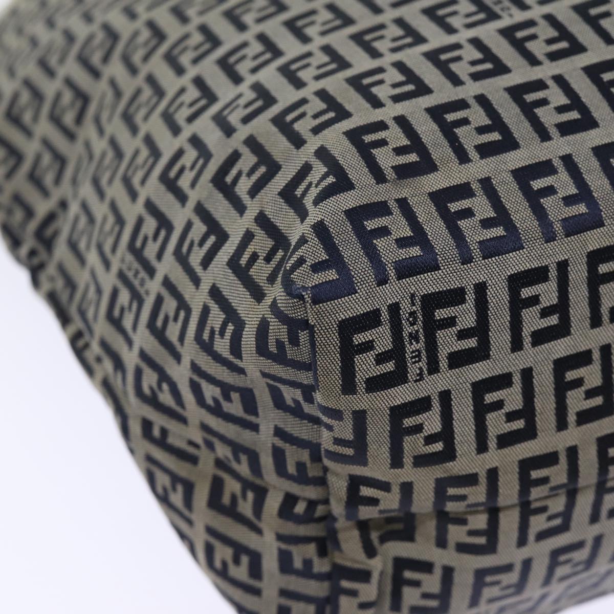 FENDI Zucchino Canvas Tote Bag Navybs14129