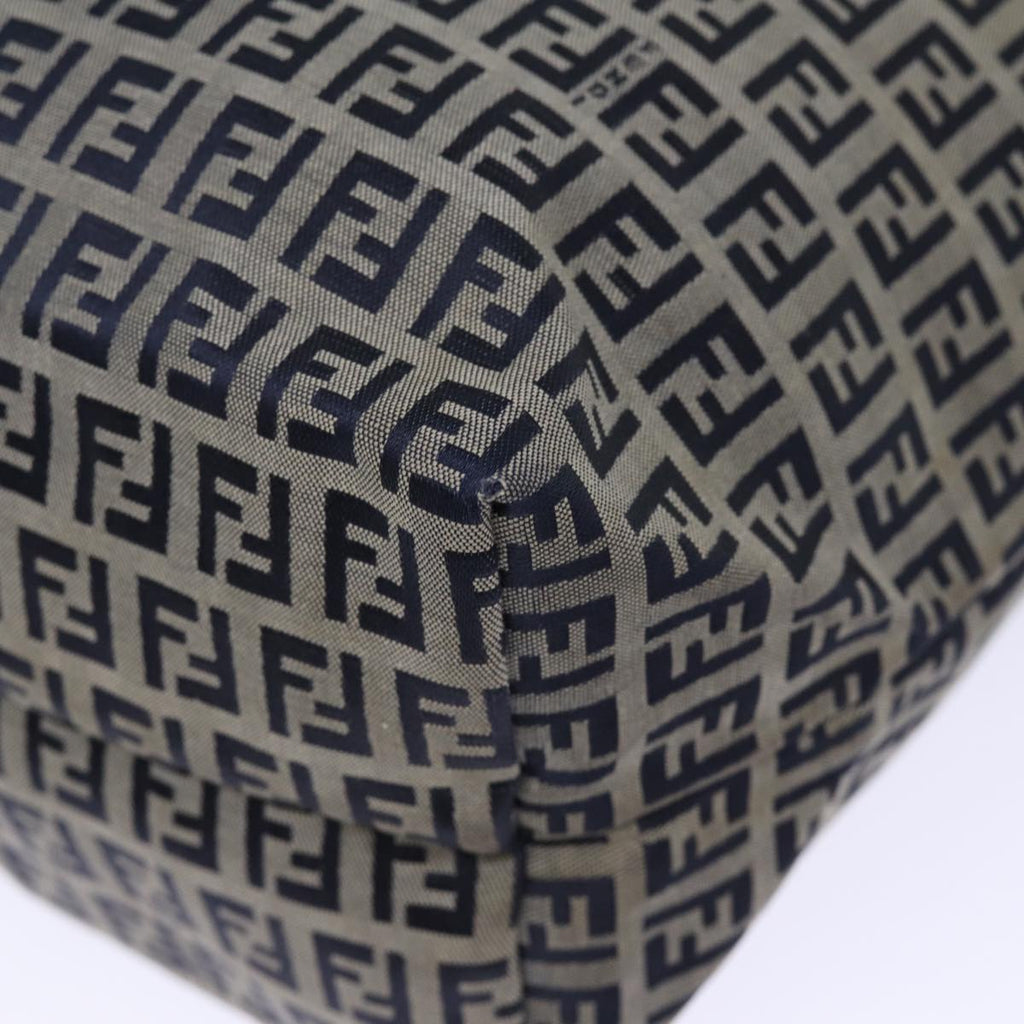 FENDI Zucchino Canvas Tote Bag Navybs14129