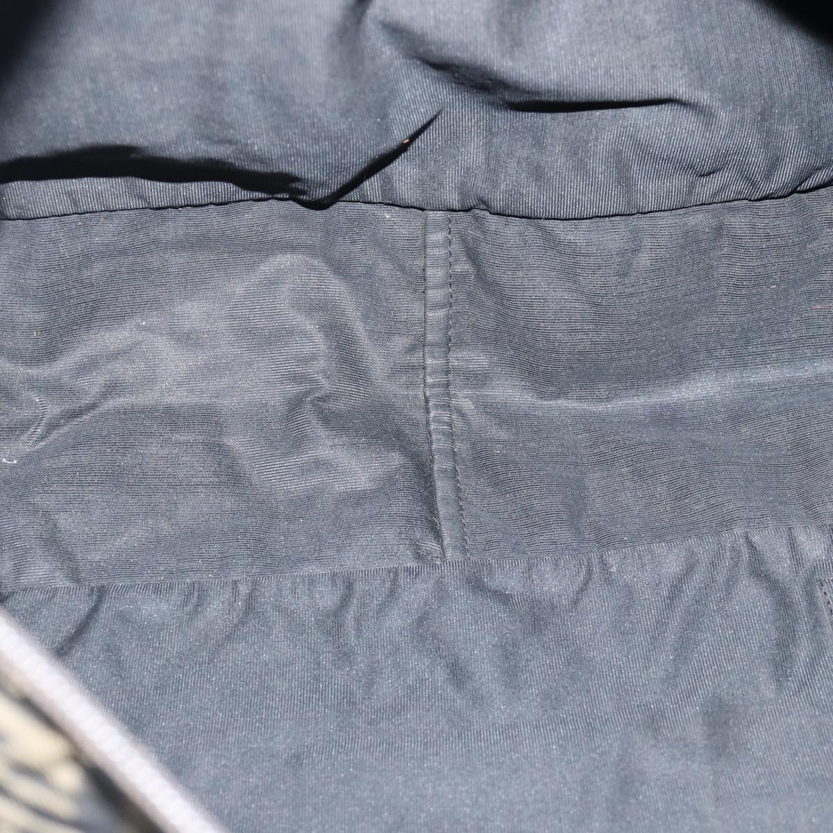 FENDI Zucca Canvas Shoulder Bag Black Brownbs14240