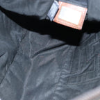 FENDI Zucca Canvas Shoulder Bag Black Brownbs14240