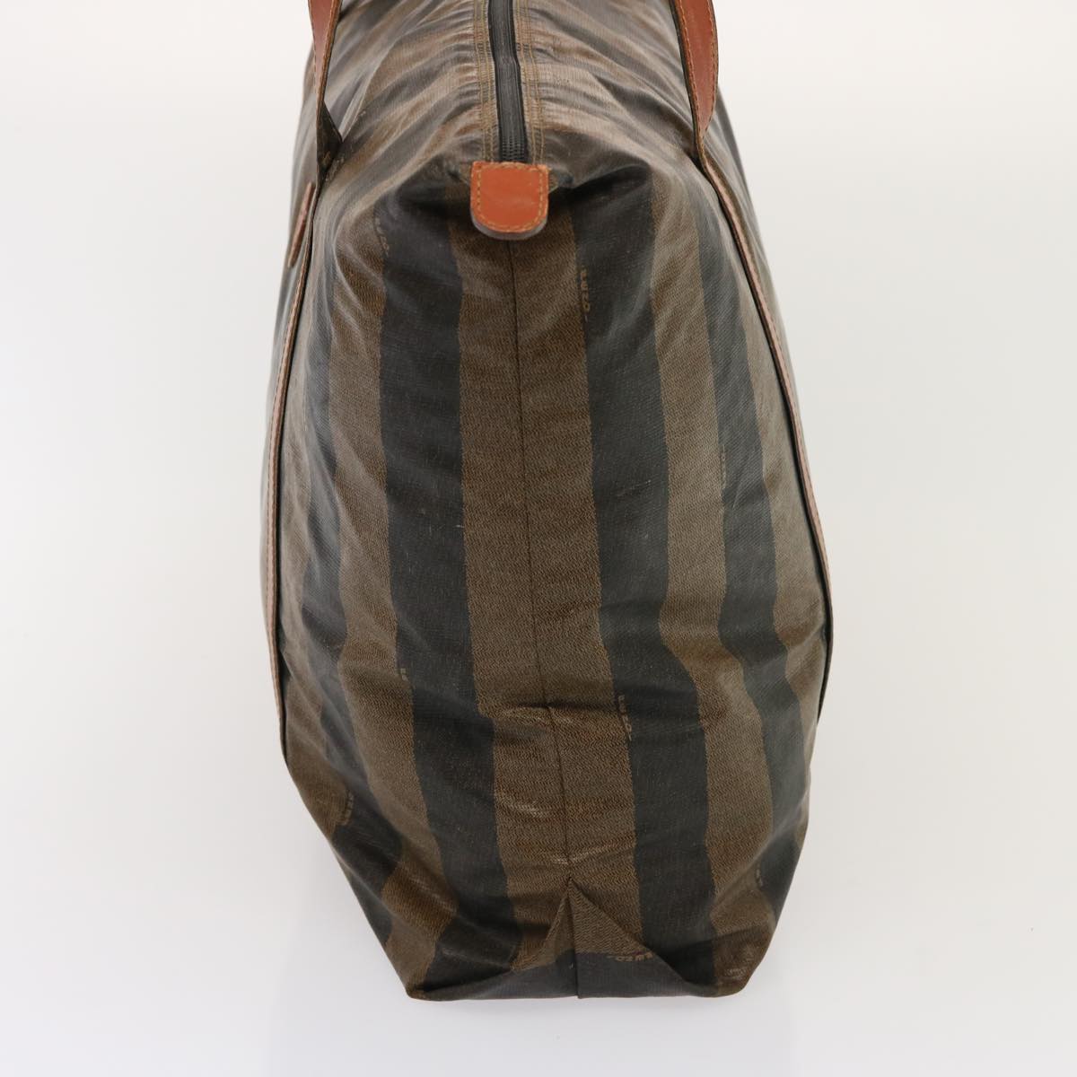 FENDI Pecan Canvas Tote Bag Brown Blackbs14250