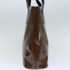 CELINE Macadam Canvas Tote Bag Brown  14321