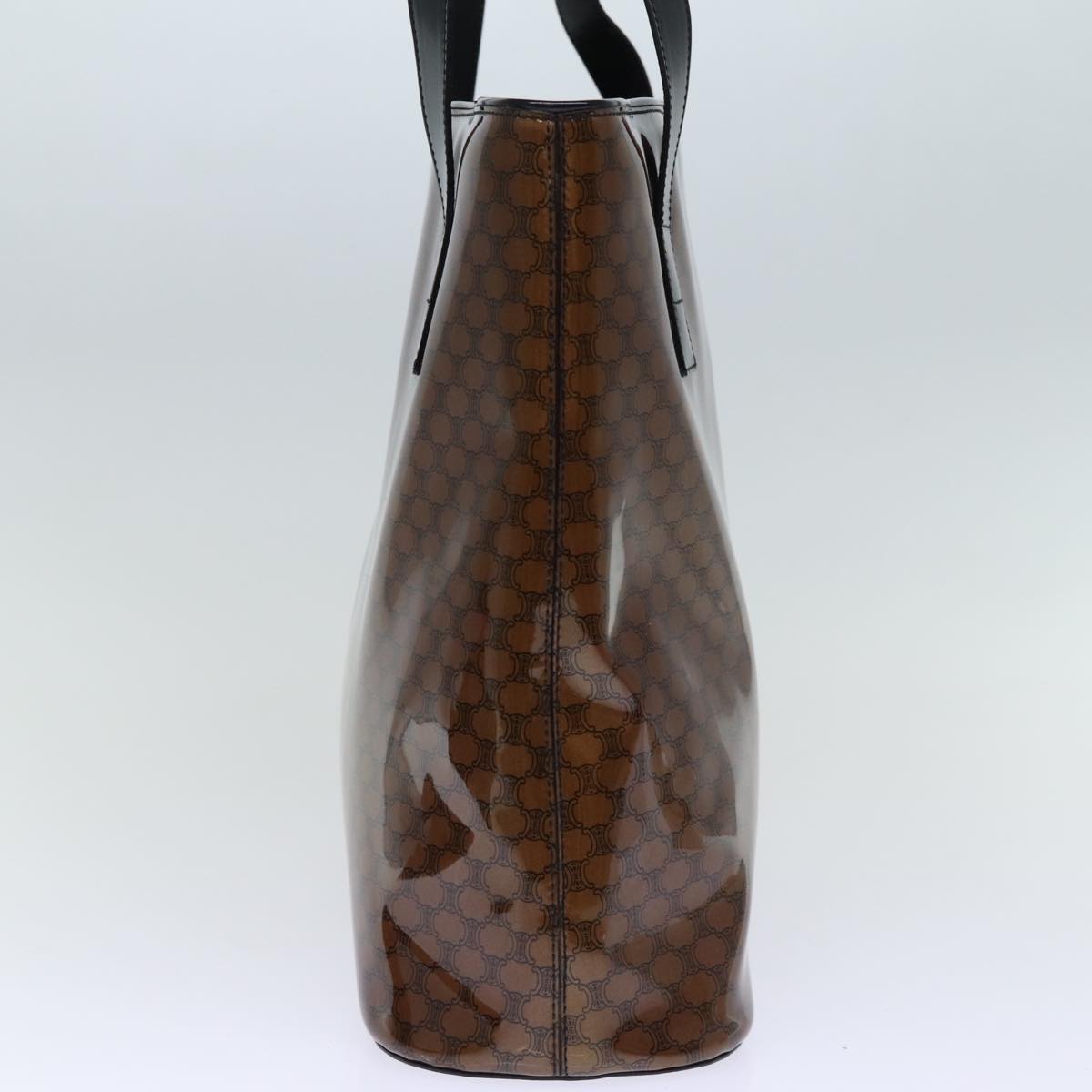 CELINE Macadam Canvas Tote Bag Brown  14321