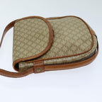 CELINE Macadam Canvas Shoulder Bag Beige  14377