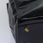 FENDI Tote Bag Enamel Blackbs14475
