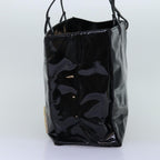 FENDI Tote Bag Enamel Blackbs14475