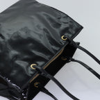 FENDI Tote Bag Enamel Blackbs14475