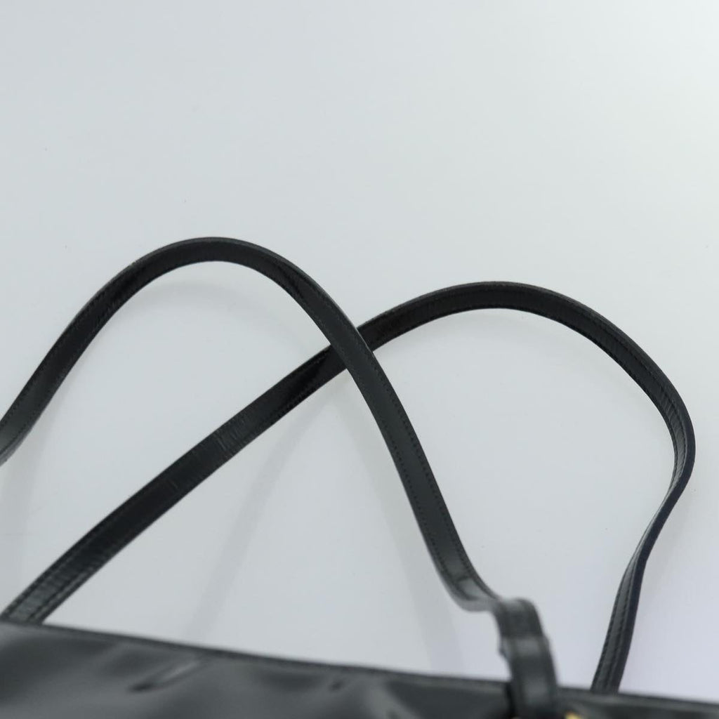 FENDI Tote Bag Enamel Blackbs14475