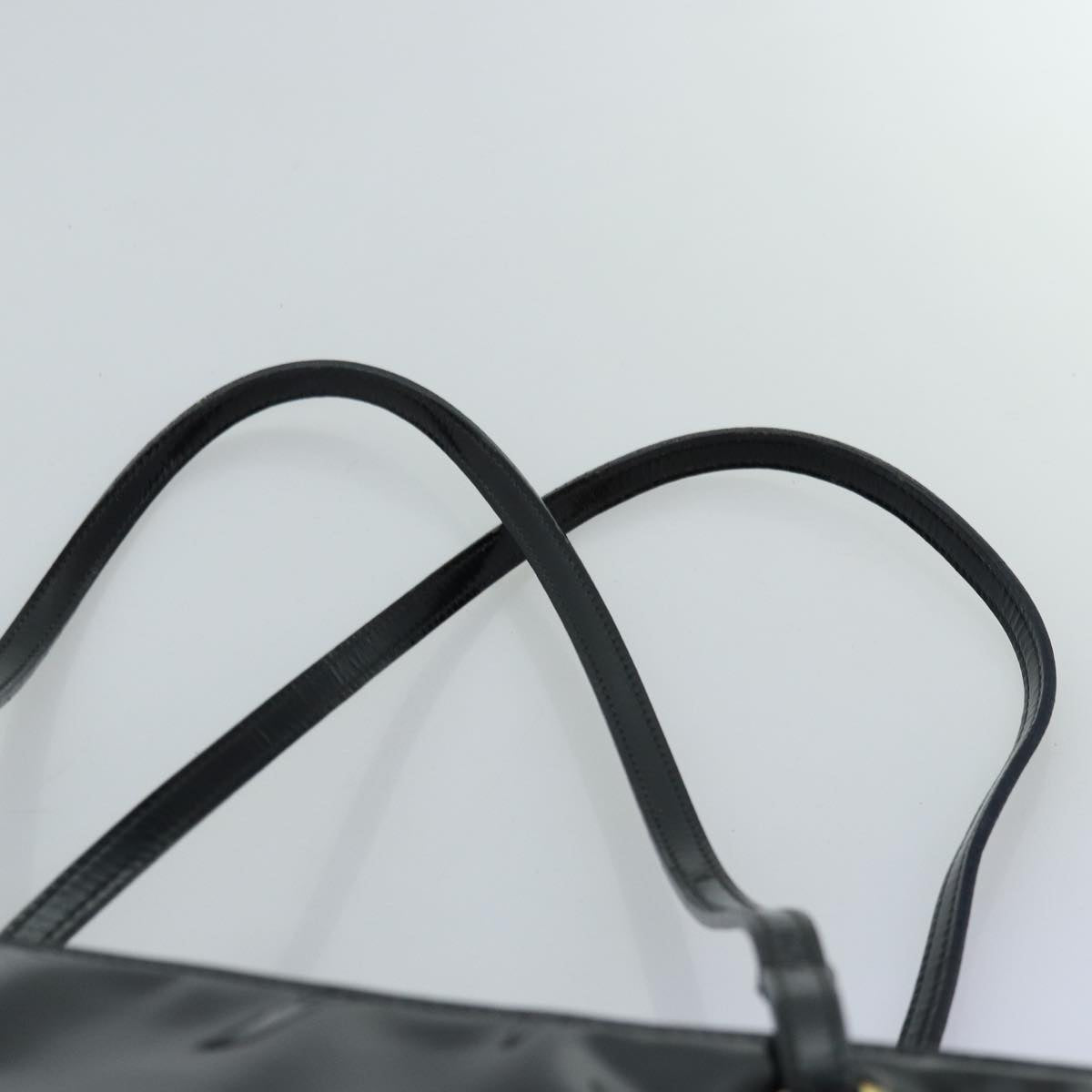 FENDI Tote Bag Enamel Blackbs14475