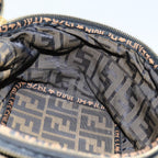 FENDI Zucca Canvas Vanity Cosmetic Pouch Brown Blackbs14490