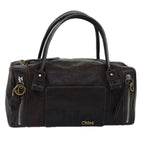Chloe Shoulder Bag Leather Brown bs14493