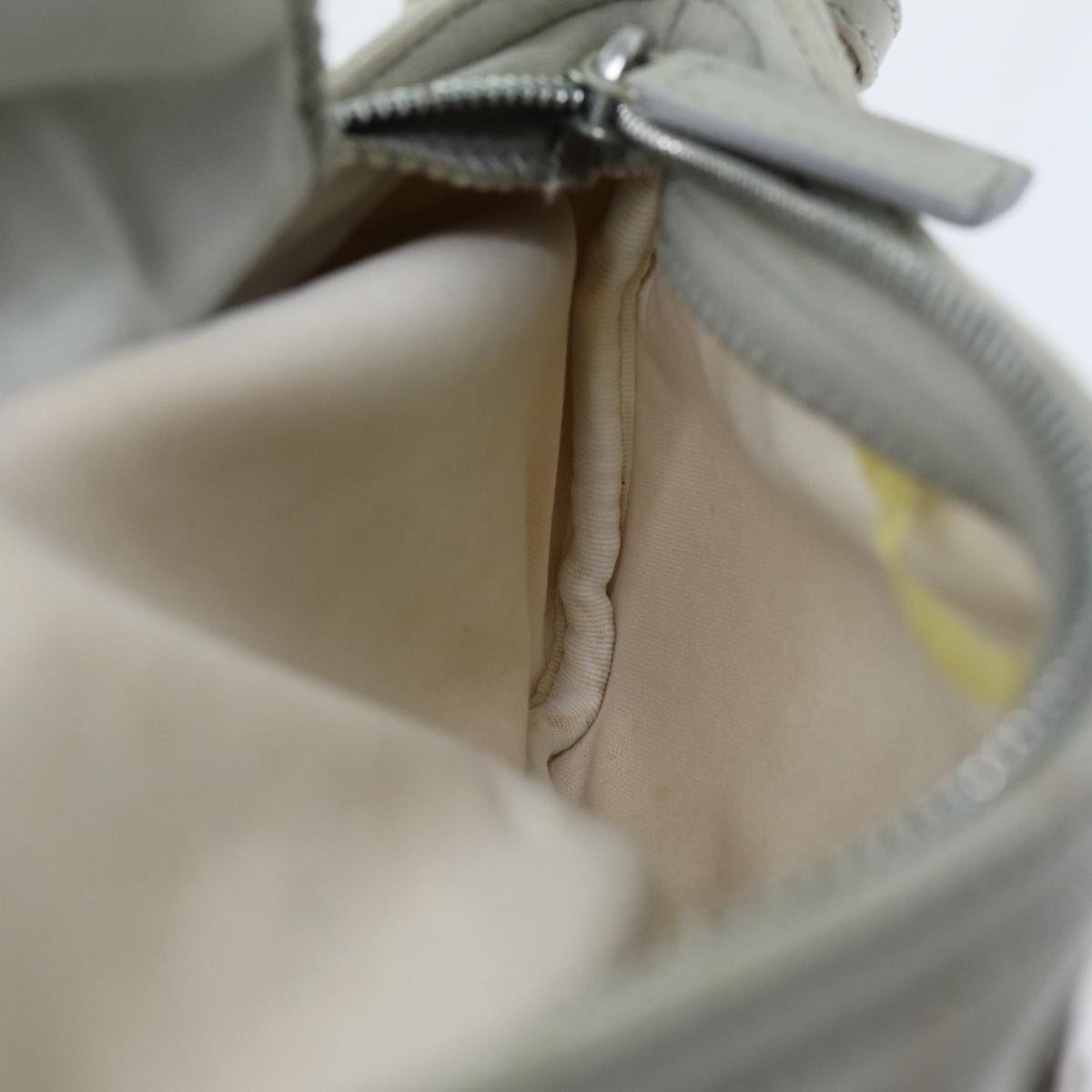 FENDI Mamma Baguette Shoulder Bag Cotton Graybs14545