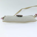 FENDI Mamma Baguette Shoulder Bag Cotton Graybs14545