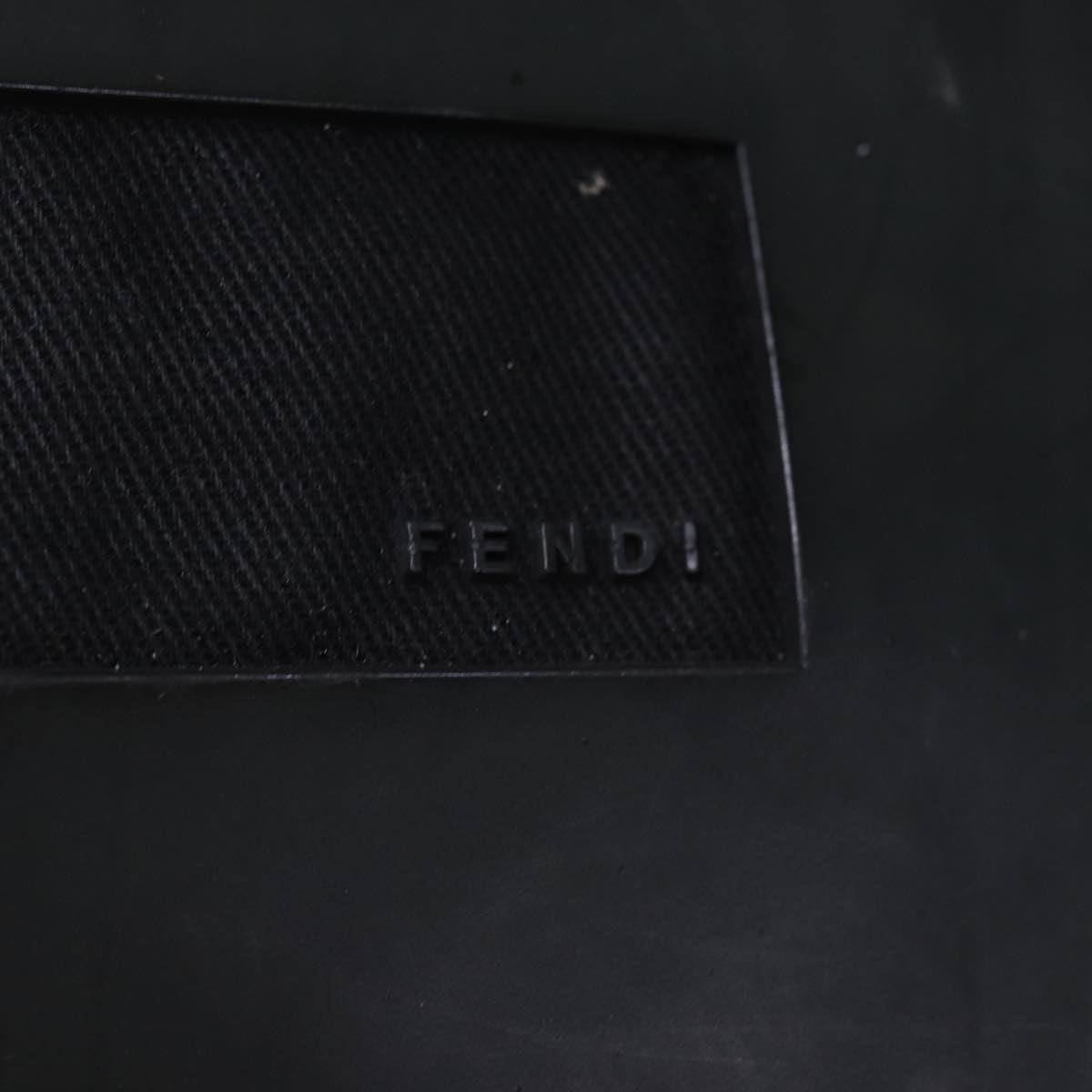 FENDI Tote Bag Canvas Blackbs14546
