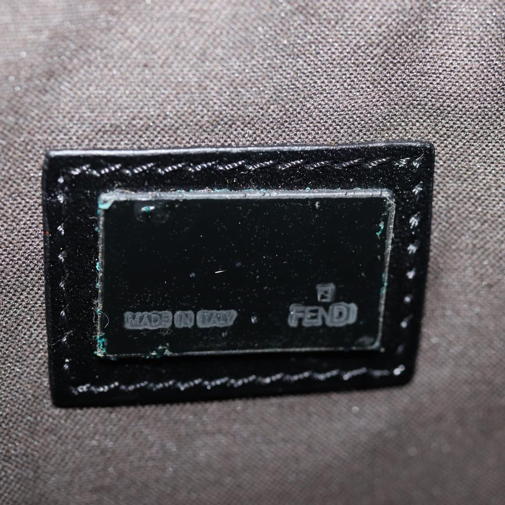 FENDI Tote Bag Canvas Blackbs14546