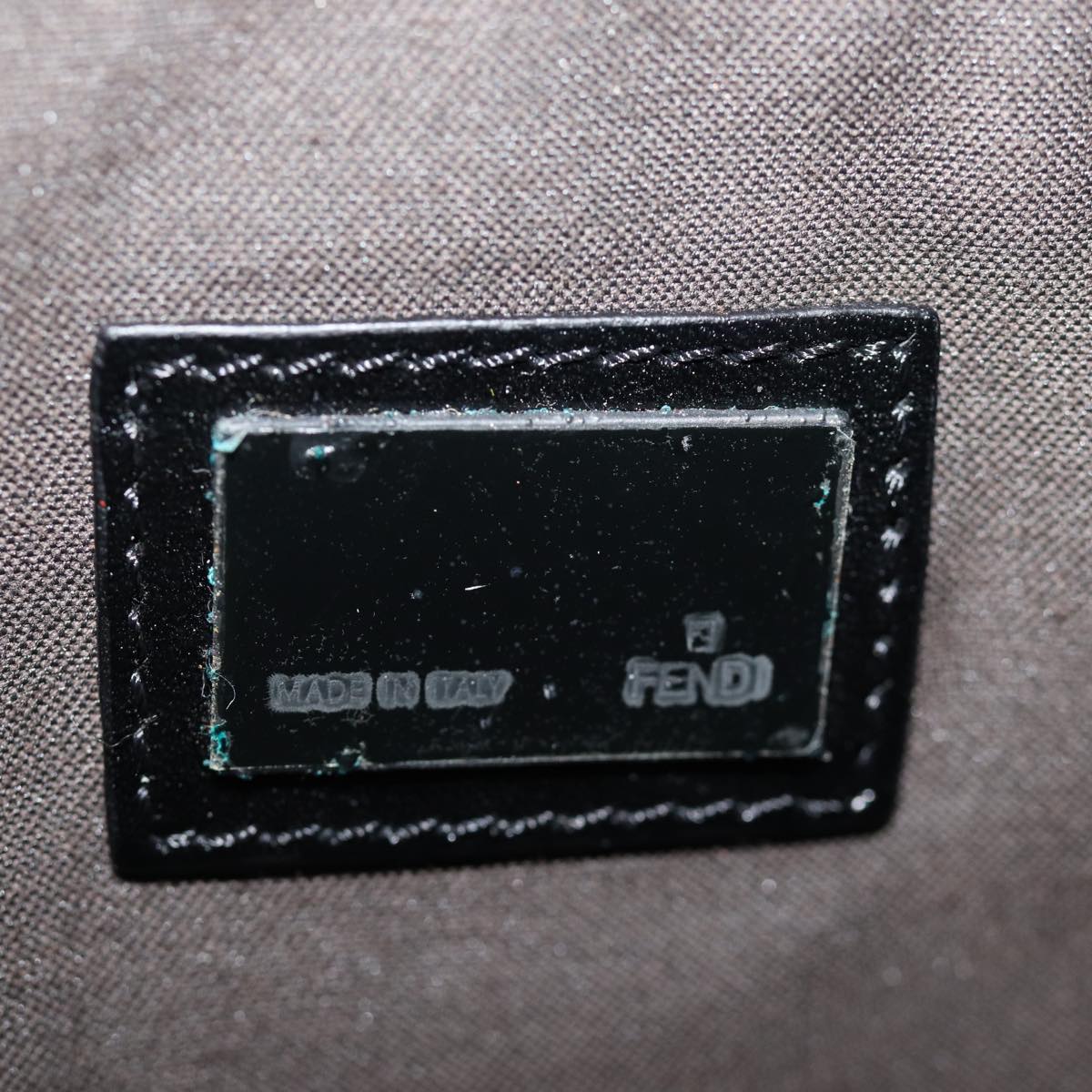 FENDI Tote Bag Canvas Blackbs14546