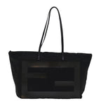 FENDI Tote Bag Canvas Blackbs14546