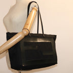 FENDI Tote Bag Canvas Blackbs14546