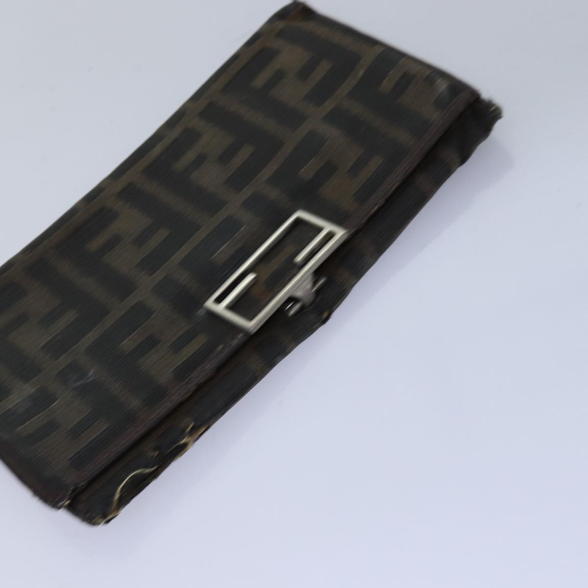 FENDI Zucca Canvas Pecan Canvas Key Case Wallet 4Set Black Brownbs14585