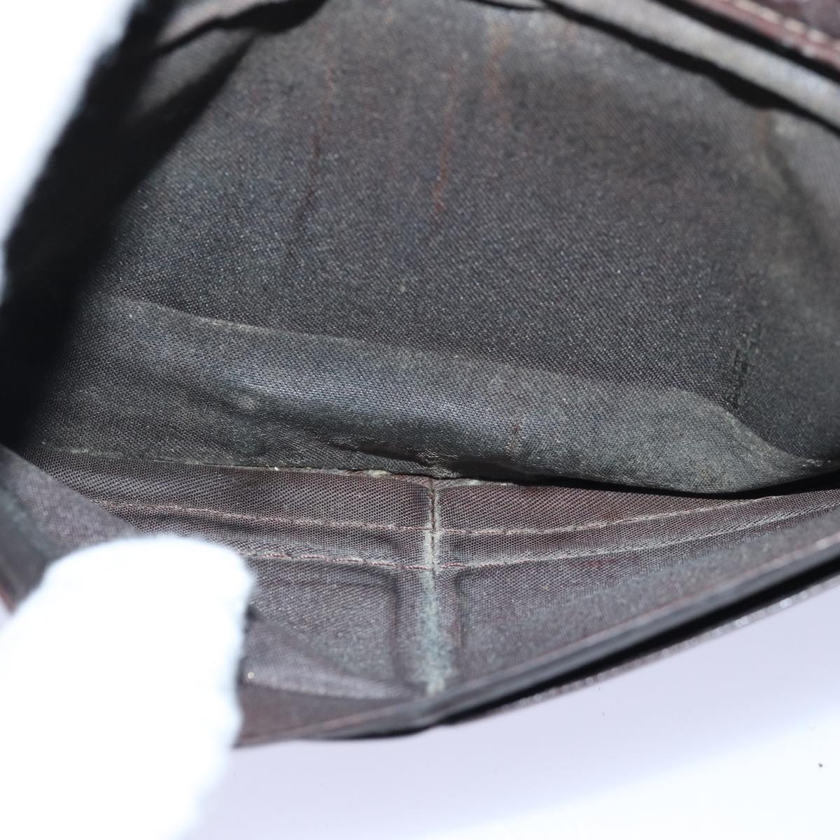 FENDI Zucca Canvas Pecan Canvas Key Case Wallet 4Set Black Brownbs14585