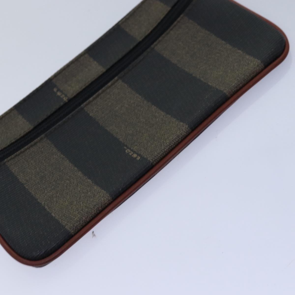 FENDI Zucca Canvas Pecan Canvas Key Case Wallet 4Set Black Brownbs14585