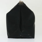 FENDI Zucchino Canvas Shoulder Bag Coated Canvas 3Set Black Beigebs14590