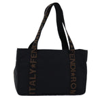 FENDI Tote Bag Nylon Blackbs14772