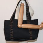 FENDI Tote Bag Nylon Blackbs14772