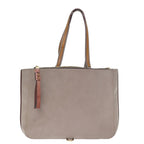 Chloe Tote Bag Leather Gray bs14790
