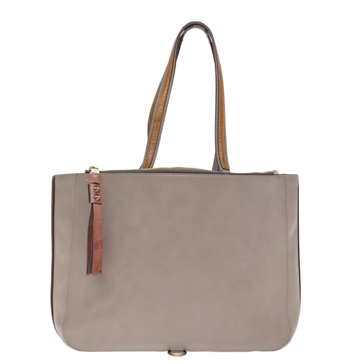 Chloe Tote Bag Leather Gray bs14790