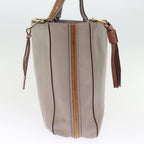 Chloe Tote Bag Leather Gray bs14790
