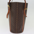 CELINE Macadam Canvas Tote Bag PVC Brown  14791