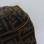 FENDI Zucca Canvas Tote Bag Black Brownbs14857