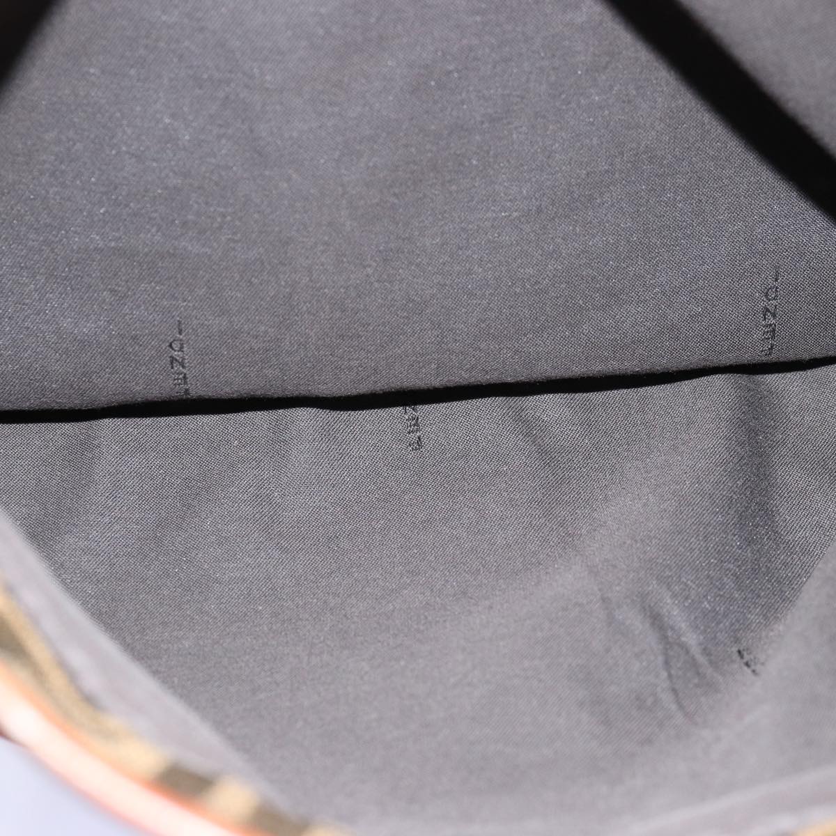 FENDI Zucca Canvas Tote Bag Black Brownbs14857