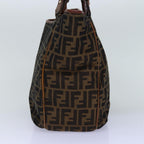 FENDI Zucca Canvas Tote Bag Black Brownbs14857