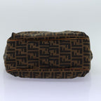 FENDI Zucca Canvas Tote Bag Black Brownbs14857
