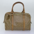 CELINE Macadam Canvas C Macadam Canvas Shoulder Bag 4Set Beige Navy  14874