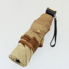 FENDI Zucchino Canvas folding Umbrella Nylon Beigebs14907
