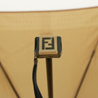 FENDI Zucchino Canvas folding Umbrella Nylon Beigebs14907