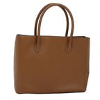 CELINE Hand Bag Leather Brown  14941