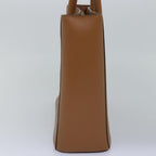 CELINE Hand Bag Leather Brown  14941