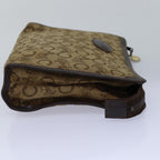 CELINE C Macadam Canvas Clutch Bag Beige  14954